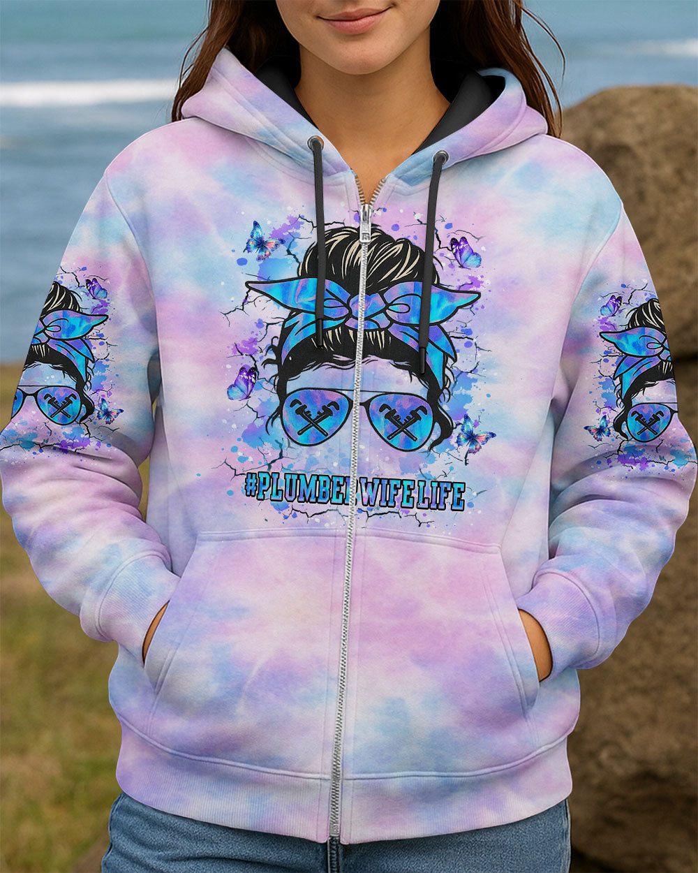BLISSCORNERS I AM A PLUMBER SKULL ALL OVER PRINT