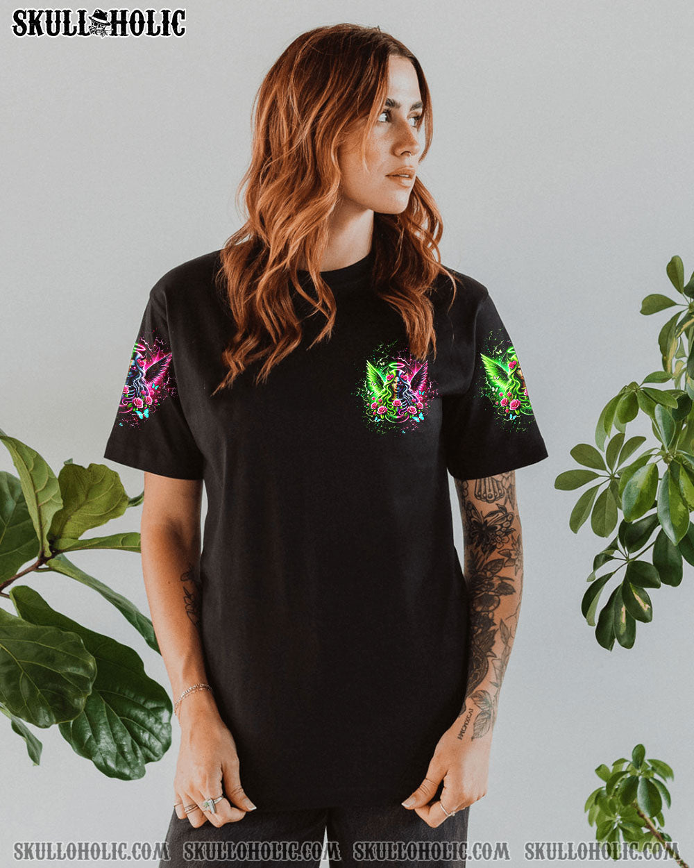 BLISSCORNERS IT'S GOING TO BE ONE OF THOSE DAYS HALF SKULL  ALL OVER PRINT
