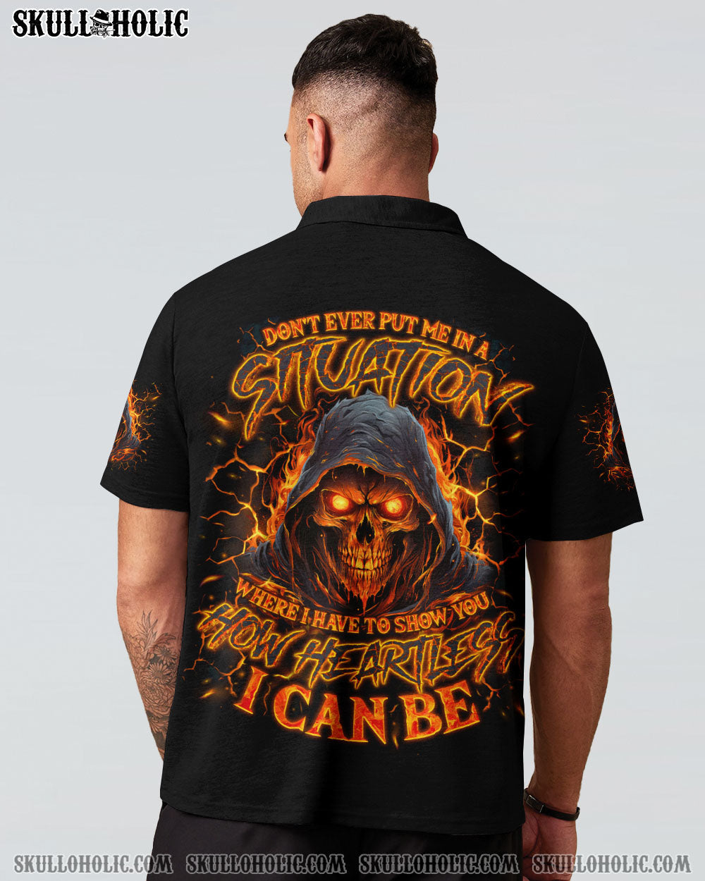 BLISSCORNERS HOW HEARTLESS I CAN BE SKULL REAPER ALL OVER PRINT