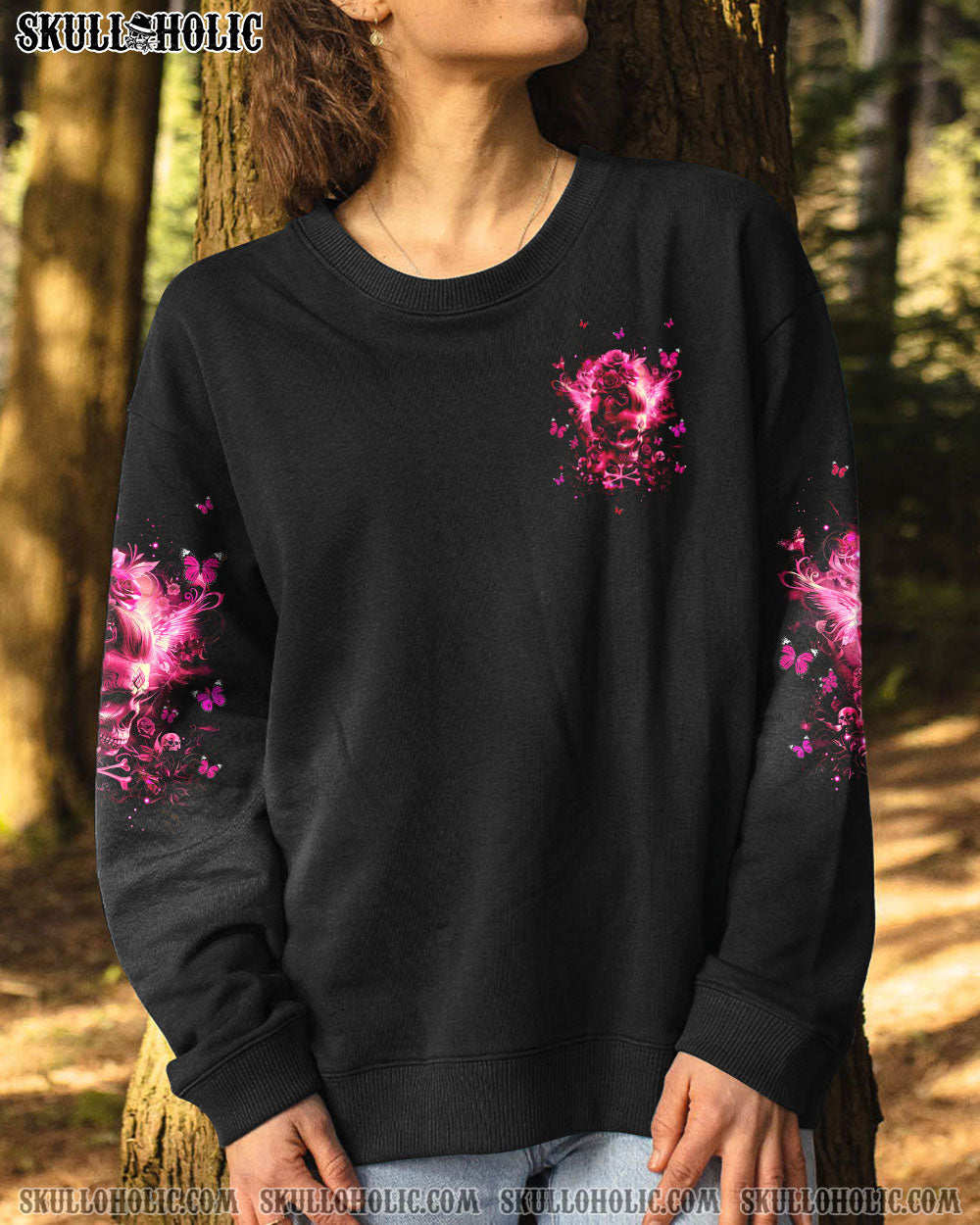 BLISSCORNERS THE GOOD GIRL IN ME MESSY BUN ALL OVER PRINT