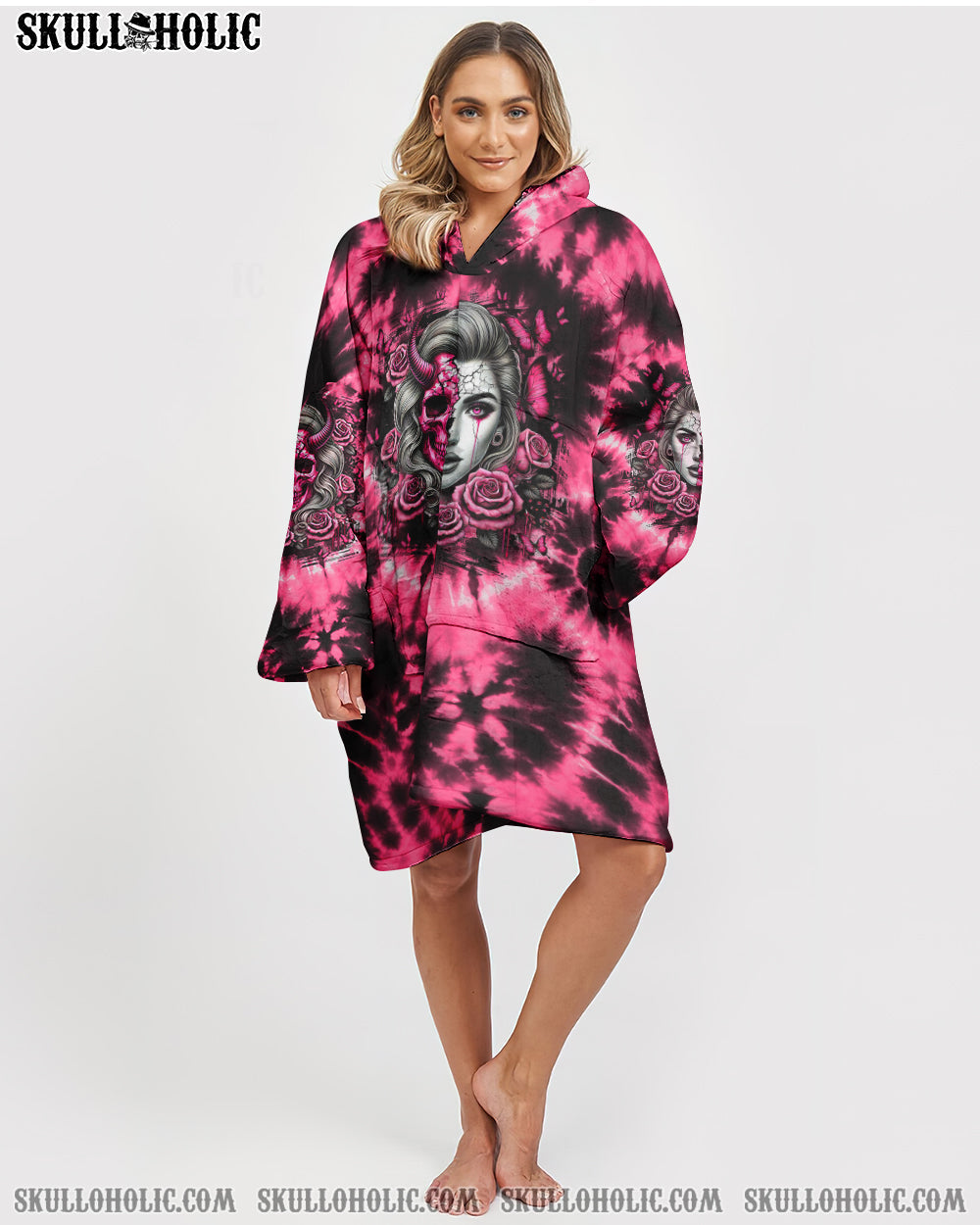 BLISSCORNERS DON'T TRY TO FIGURE ME OUT BLANKET HOODIE