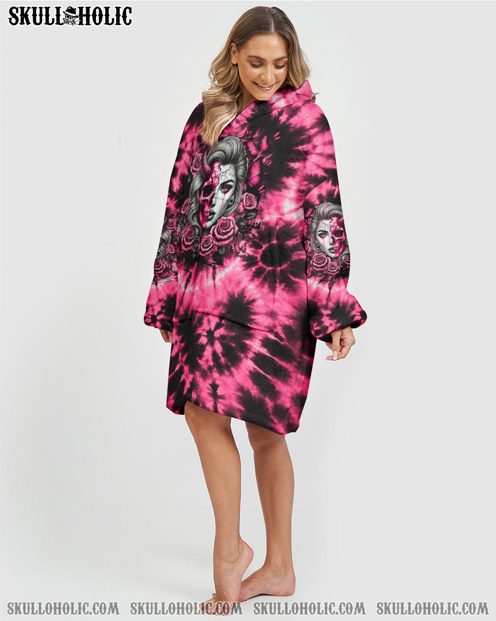 BLISSCORNERS DON'T TRY TO FIGURE ME OUT BLANKET HOODIE