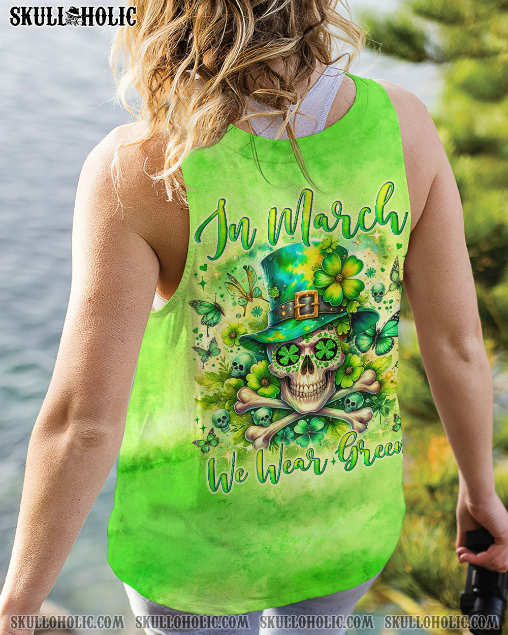 BLISSCORNERS IN MARCH WE WEAR GREEN PATRICK'S DAY ALL OVER PRINT