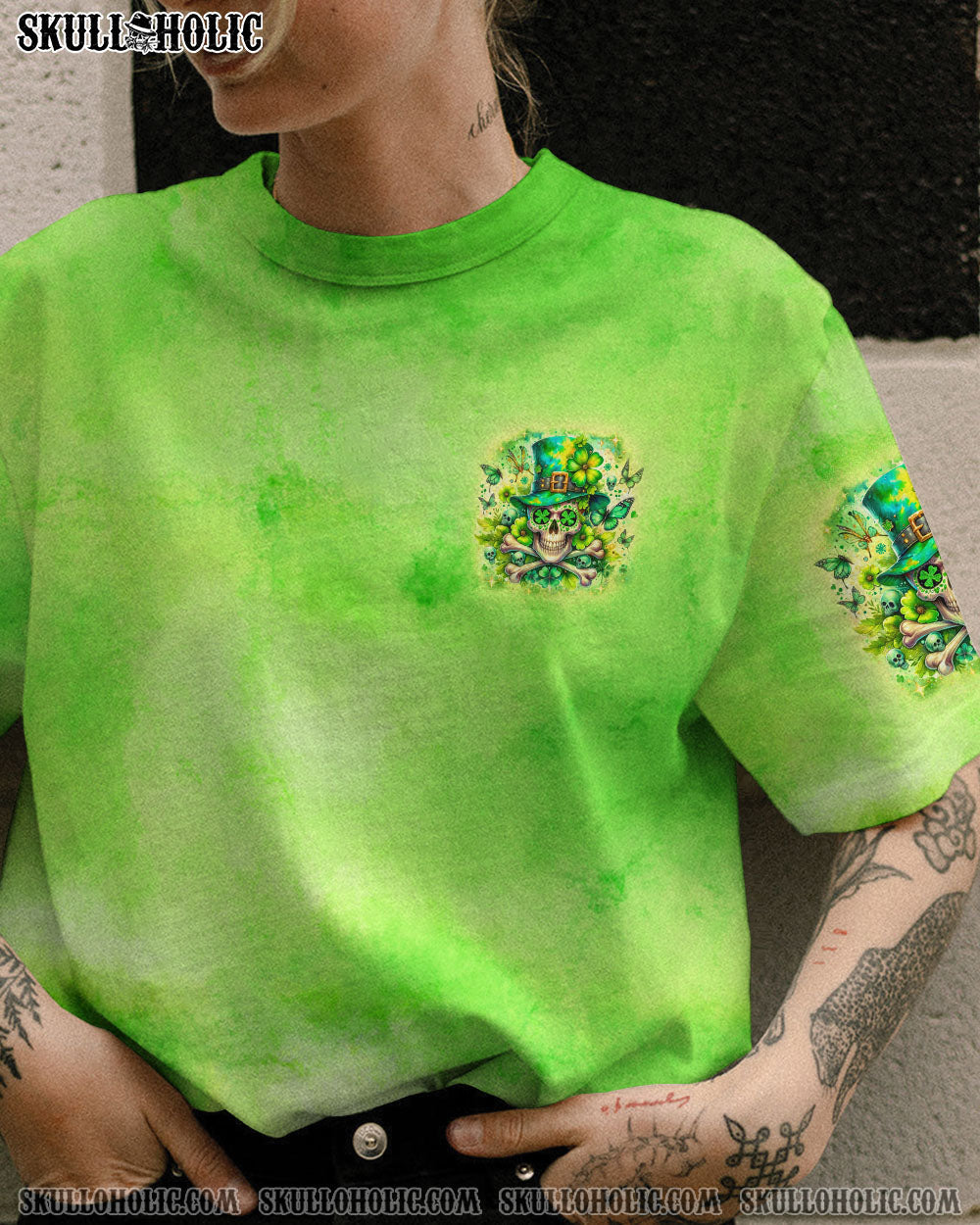 BLISSCORNERS IN MARCH WE WEAR GREEN PATRICK'S DAY ALL OVER PRINT