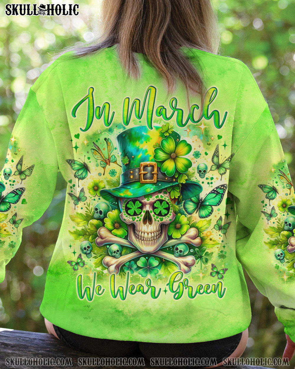 BLISSCORNERS IN MARCH WE WEAR GREEN PATRICK'S DAY ALL OVER PRINT