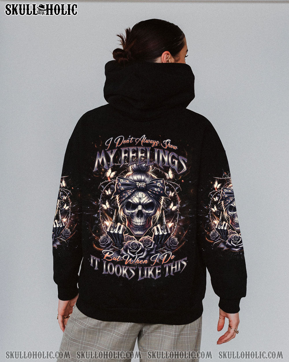 BLISSCORNERS YOUR FIRST MISTAKE MESSY BUN ALL OVER PRINT