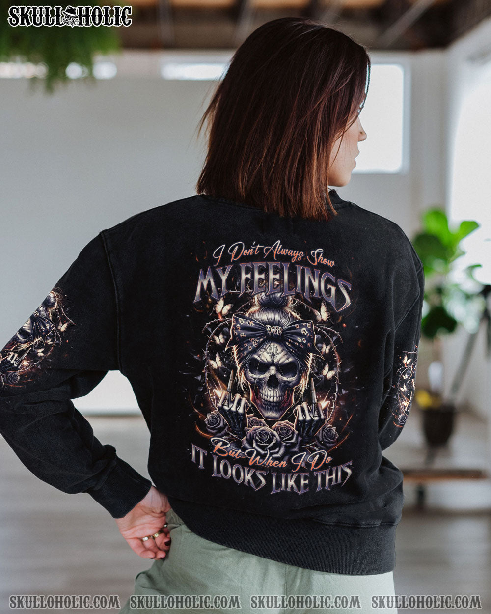 BLISSCORNERS YOUR FIRST MISTAKE MESSY BUN ALL OVER PRINT