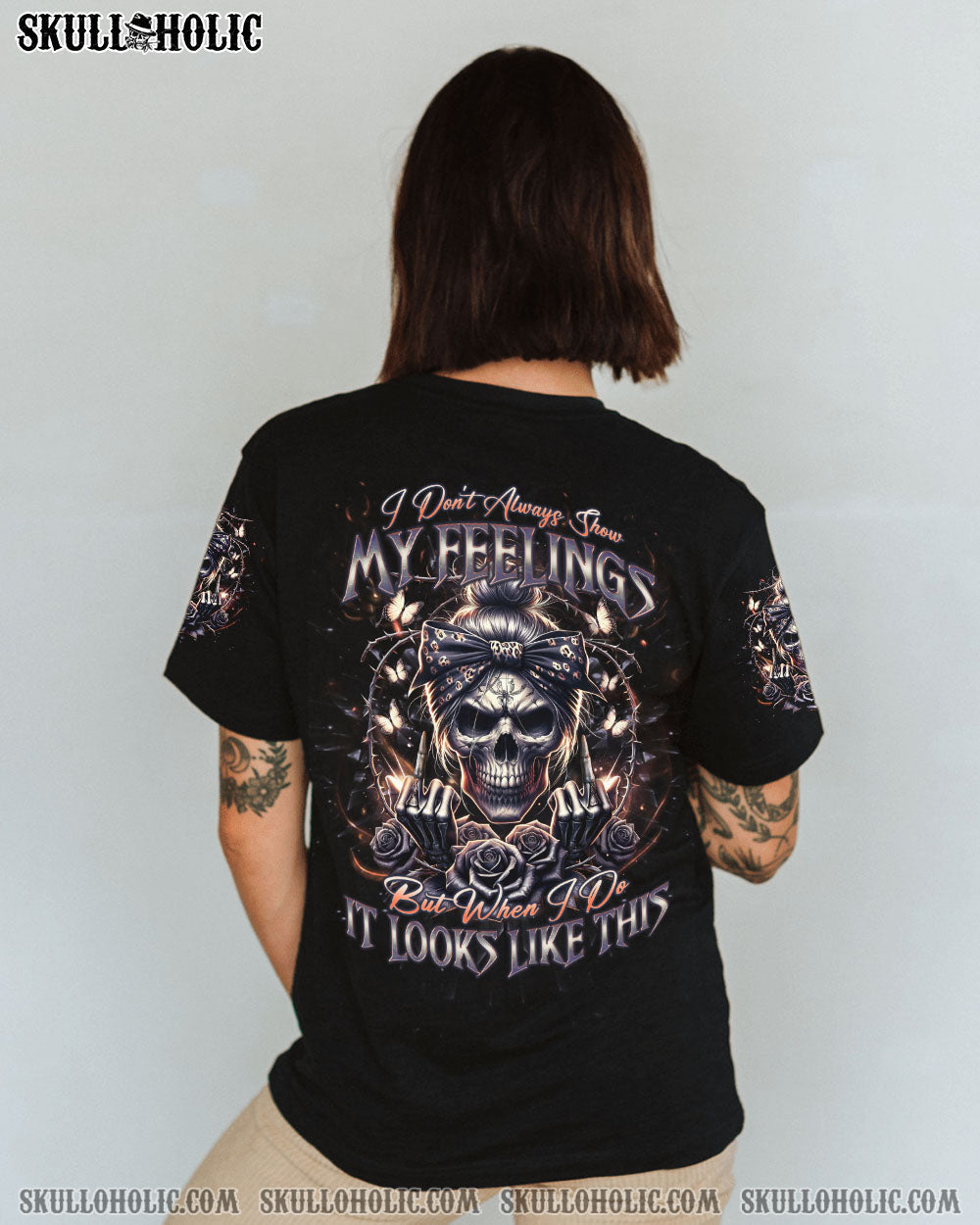BLISSCORNERS YOUR FIRST MISTAKE MESSY BUN ALL OVER PRINT