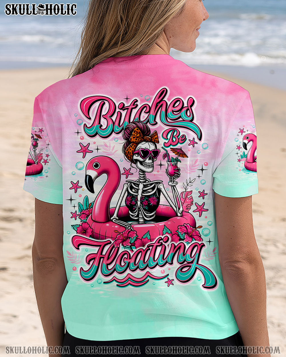BLISSCORNERS BI**HES BE FLOATING SKELETON ALL OVER PRINT
