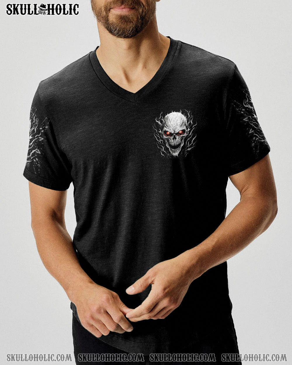 BLISSCORNERS ONE DAY I'M GONNA JUST SAY DEMON SKULL ALL OVER PRINT