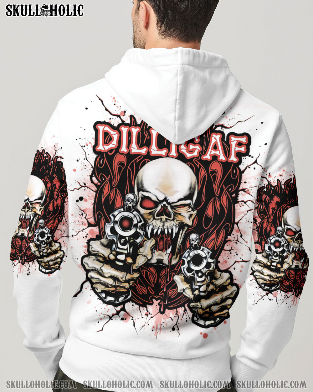 BLISSCORNERS DILLIGAF SKULL ALL OVER PRINT