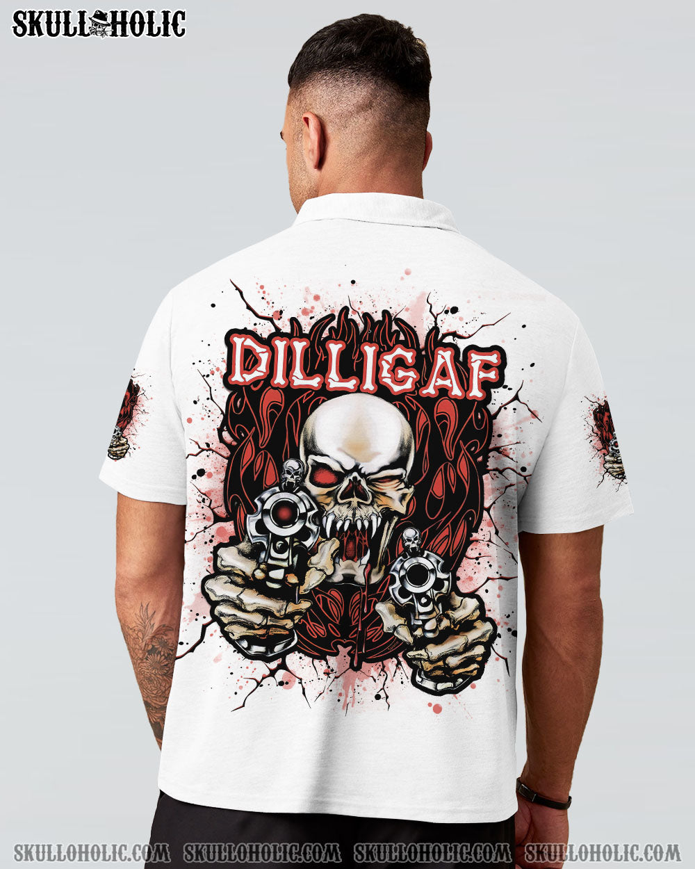 BLISSCORNERS DILLIGAF SKULL ALL OVER PRINT