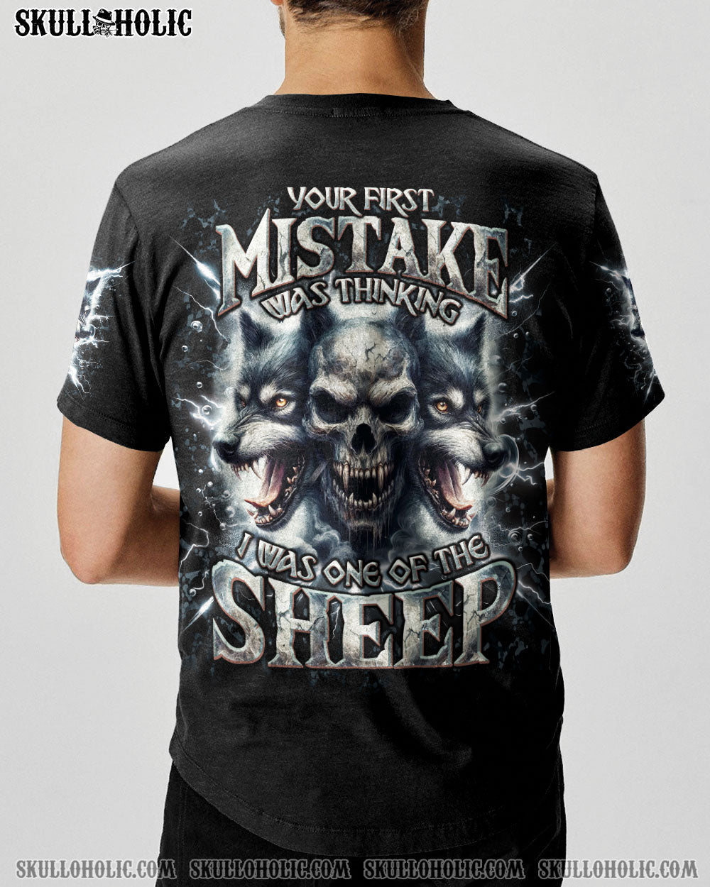 BLISSCORNERS YOUR FIRST MISTAKE WOLF SKULL ALL OVER PRINT