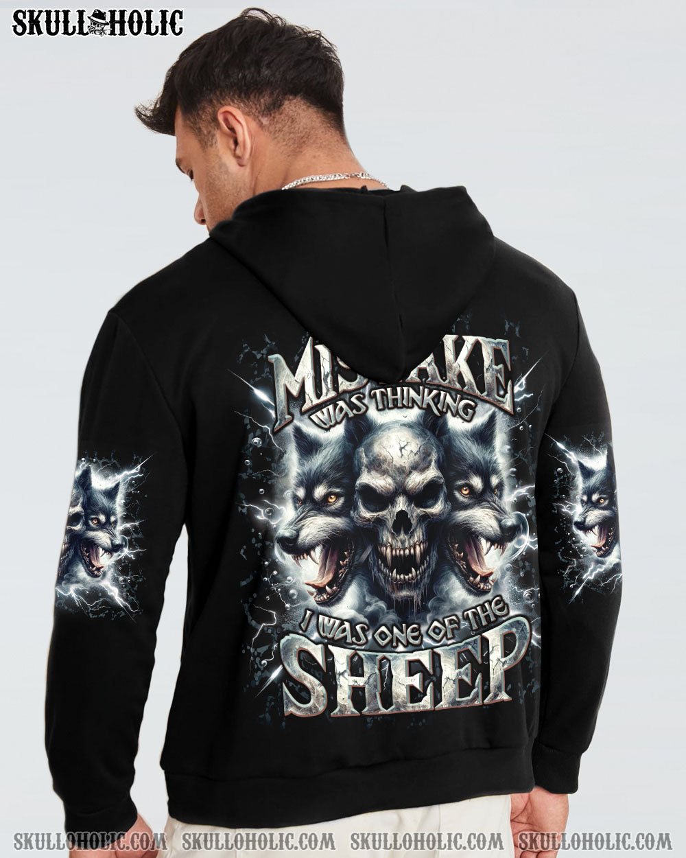 BLISSCORNERS YOUR FIRST MISTAKE WOLF SKULL ALL OVER PRINT