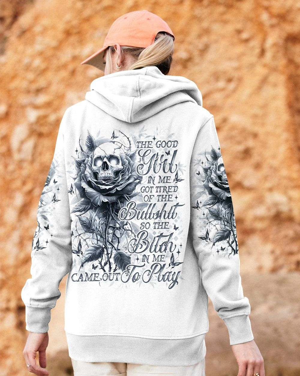 BLISSCORNERS BUT DID YOU DIE MOM LIFE MESSY BUN SKULL ALL OVER PRINT