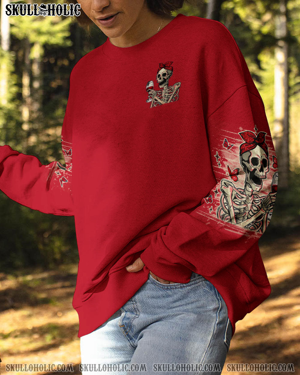 BLISSCORNERS DRINK UP B**CHES SKELETON ALL OVER PRINT