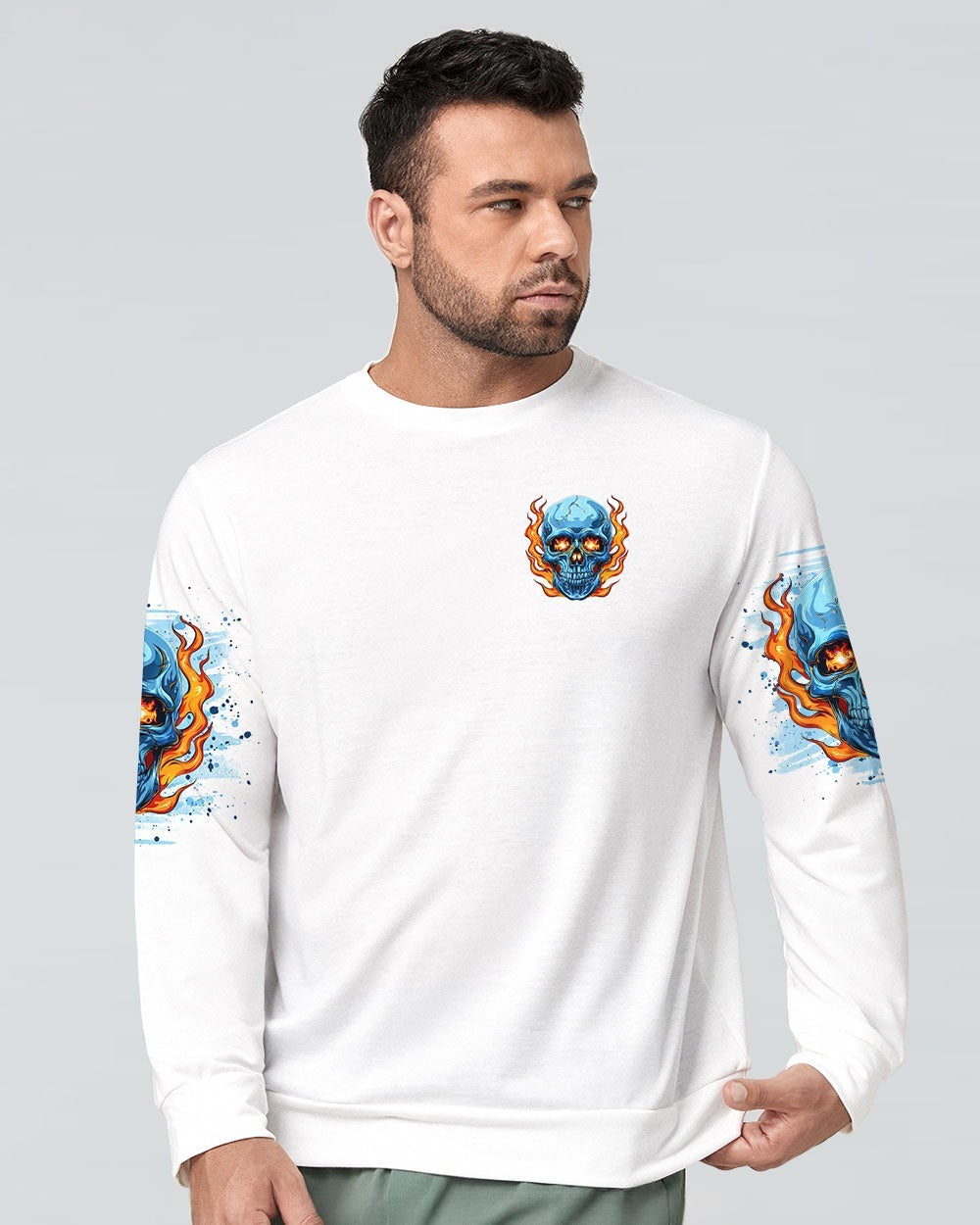 BLISSCORNERS MY GIVE A F IS BROKEN SKULL FIRE ALL OVER PRINT