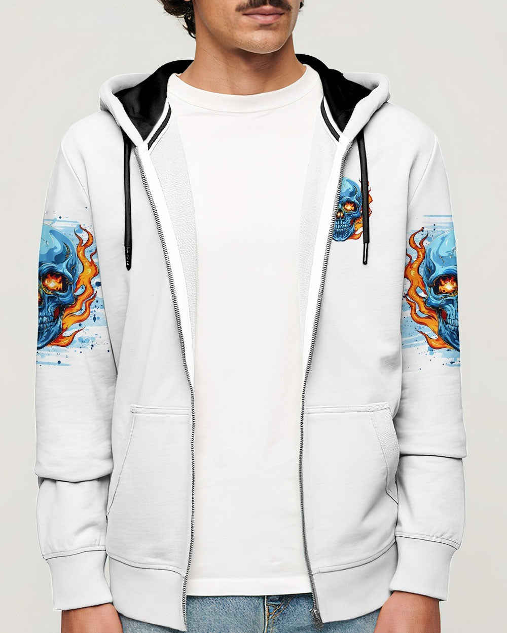 BLISSCORNERS MY GIVE A F IS BROKEN SKULL FIRE ALL OVER PRINT