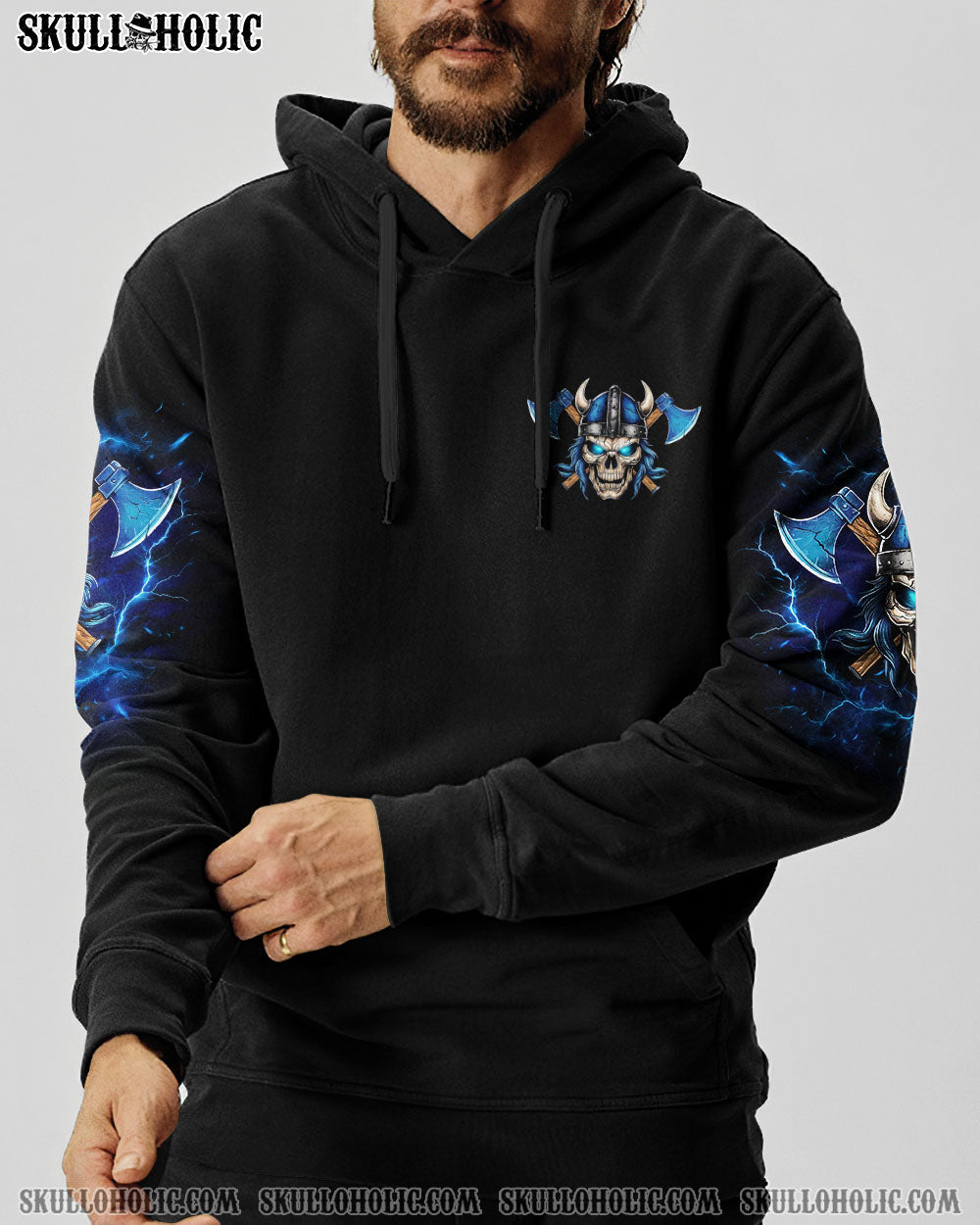 BLISSCORNERS IF YOU COULD READ MY MIND VIKING SKULL ALL OVER PRINT