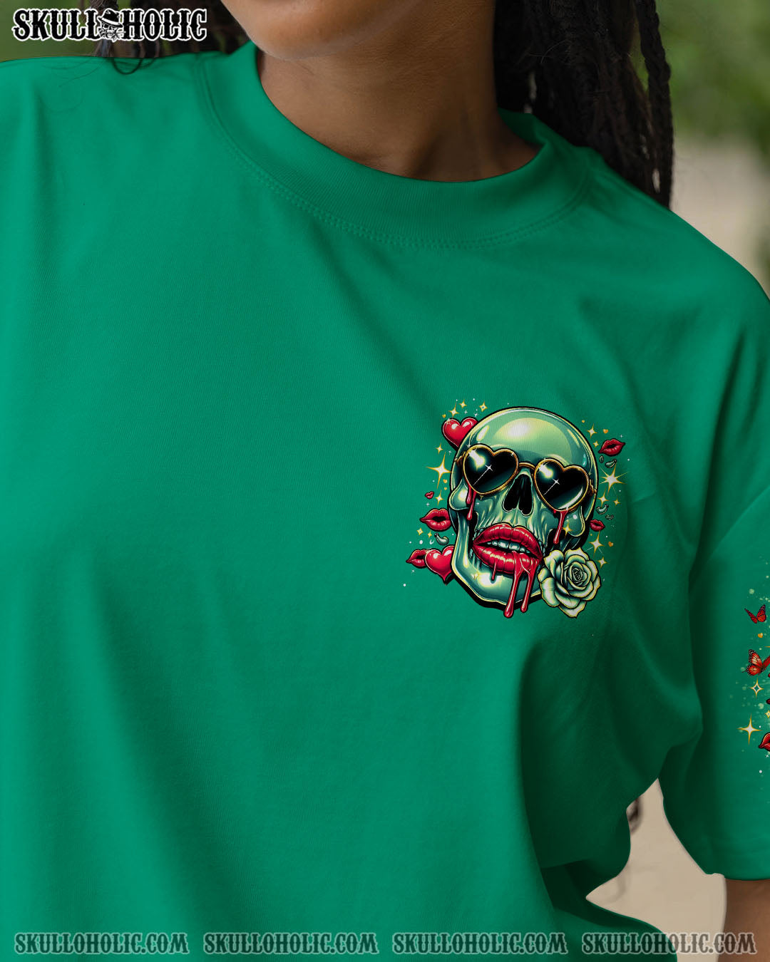 BLISSCORNERS I'M NOT A HOT MESS I'M A SPICY DISASTER SKULL ALL OVER PRINT