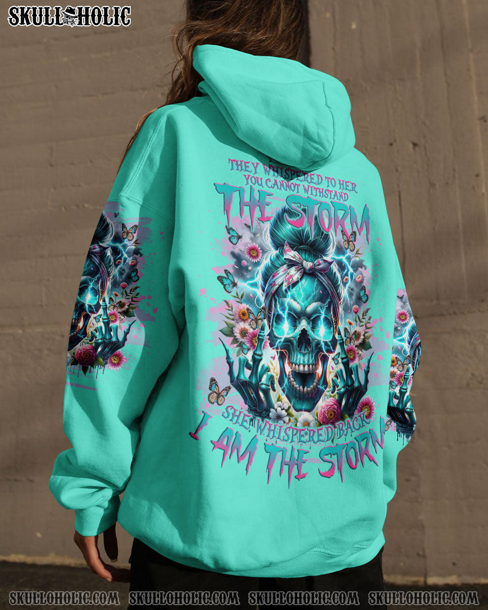 BLISSCORNERS DON'T TRY TO FIGURE ME OUT MESSY BUN ALL OVER PRINT