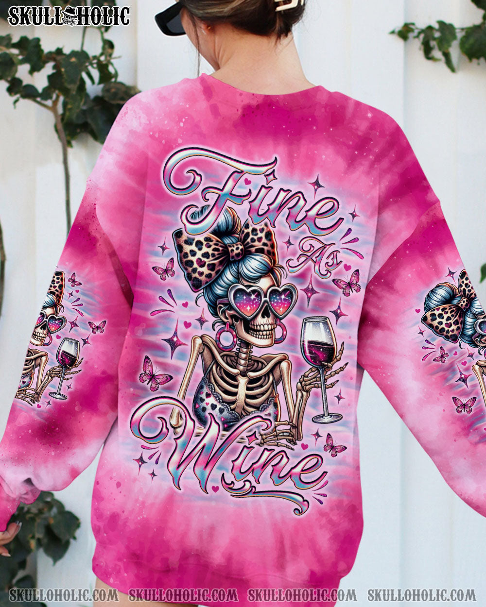 BLISSCORNERS I DON'T NEED YOUR ATTITUDE SKULL MESSY BUN ALL OVER PRINT