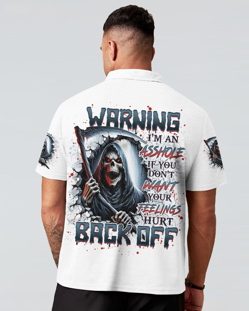 BLISSCORNERS WARNING I'M AN A SKULL REAPER ALL OVER PRINT