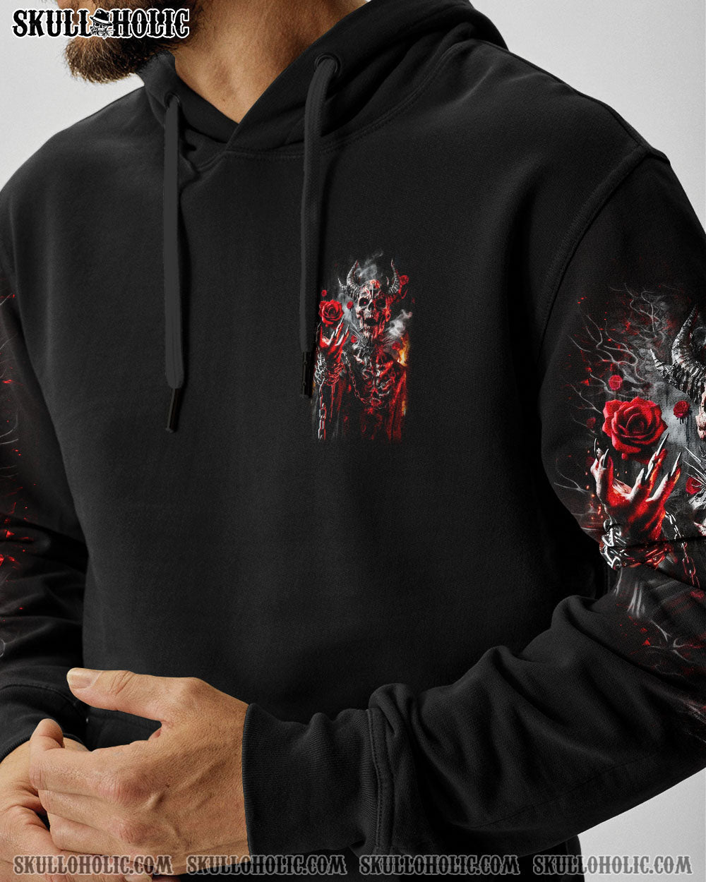BLISSCORNERS I'M NOT THE HERO YOU WANTED DEMON ALL OVER PRINT