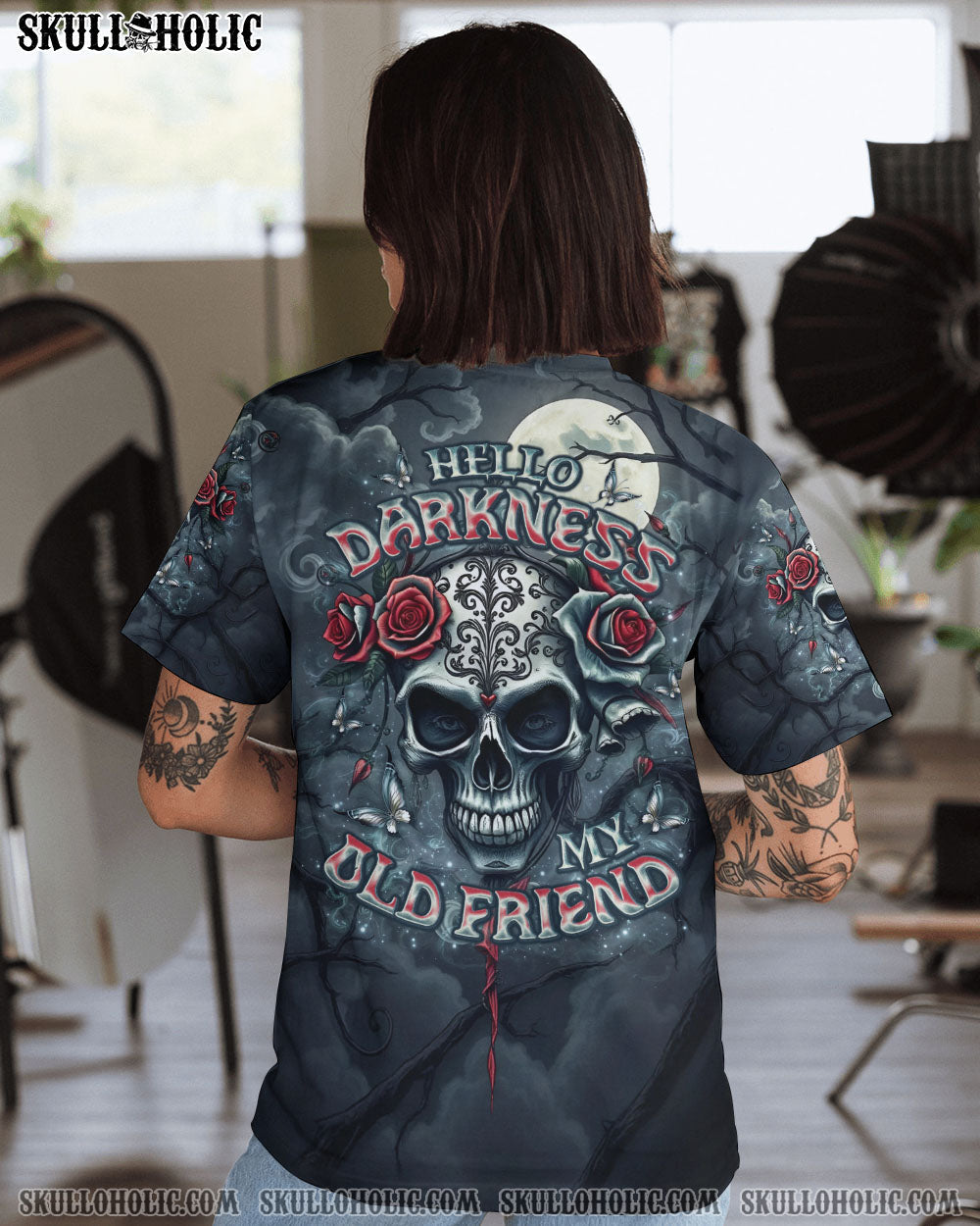 BLISSCORNERS HELLO DARKNESS MY OLD FRIEND ALL OVER PRINT