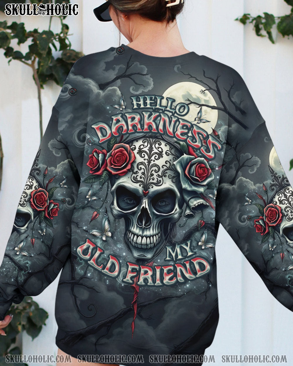 BLISSCORNERS HELLO DARKNESS MY OLD FRIEND ALL OVER PRINT