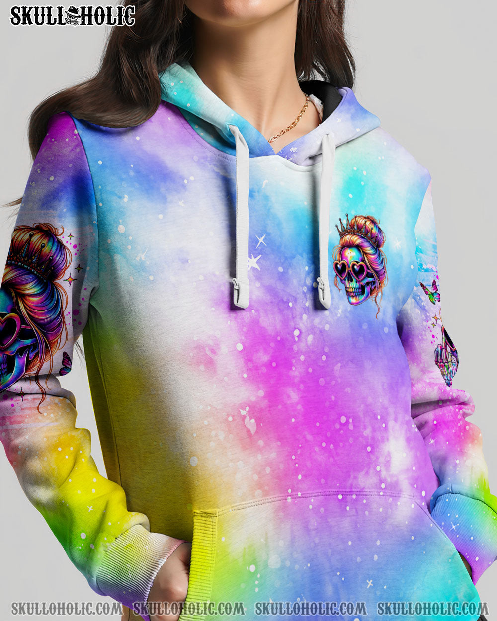 BLISSCORNERS I'M THE FKING QUEEN SKULL ALL OVER PRINT