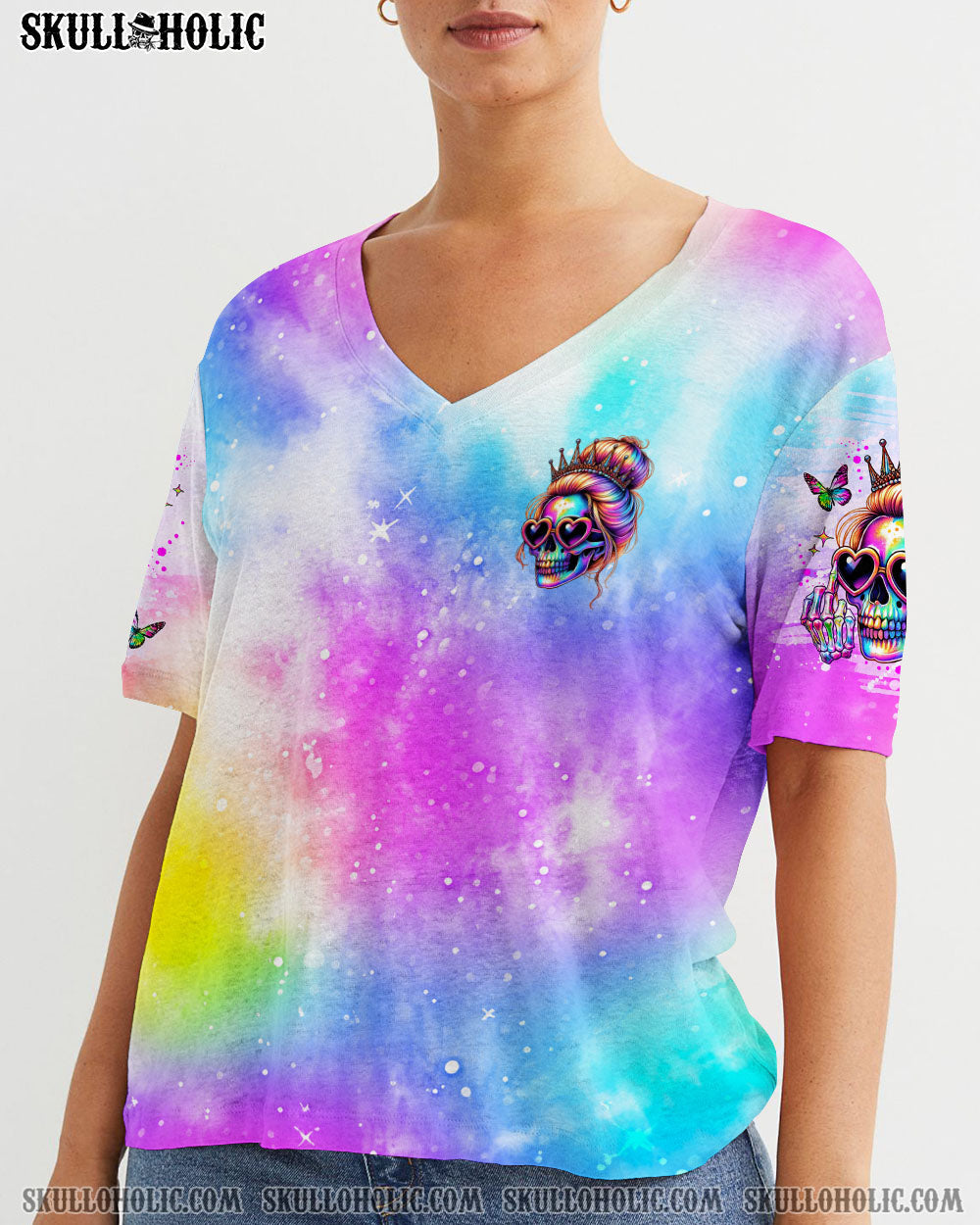 BLISSCORNERS I'M THE FKING QUEEN SKULL ALL OVER PRINT
