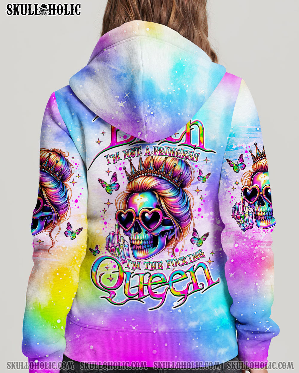 BLISSCORNERS I'M THE FKING QUEEN SKULL ALL OVER PRINT