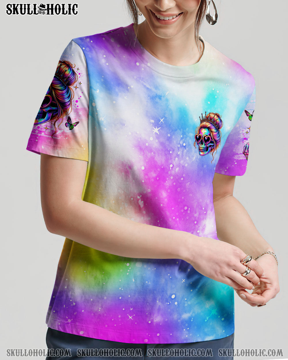 BLISSCORNERS I'M THE FKING QUEEN SKULL ALL OVER PRINT