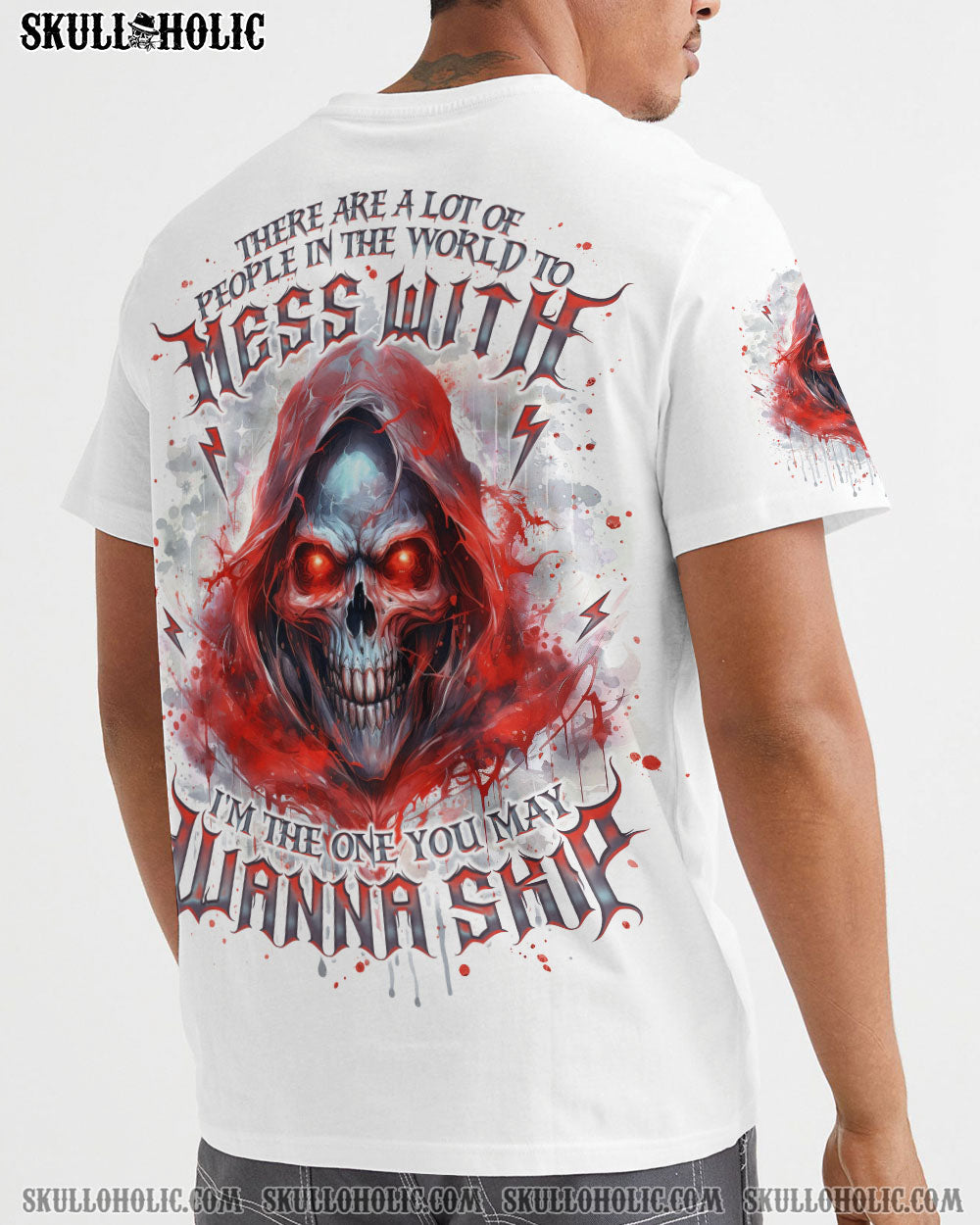 BLISSCORNERS I'M THE ONE YOU MAY WANNA SKIP MAD REAPER ALL OVER PRINT