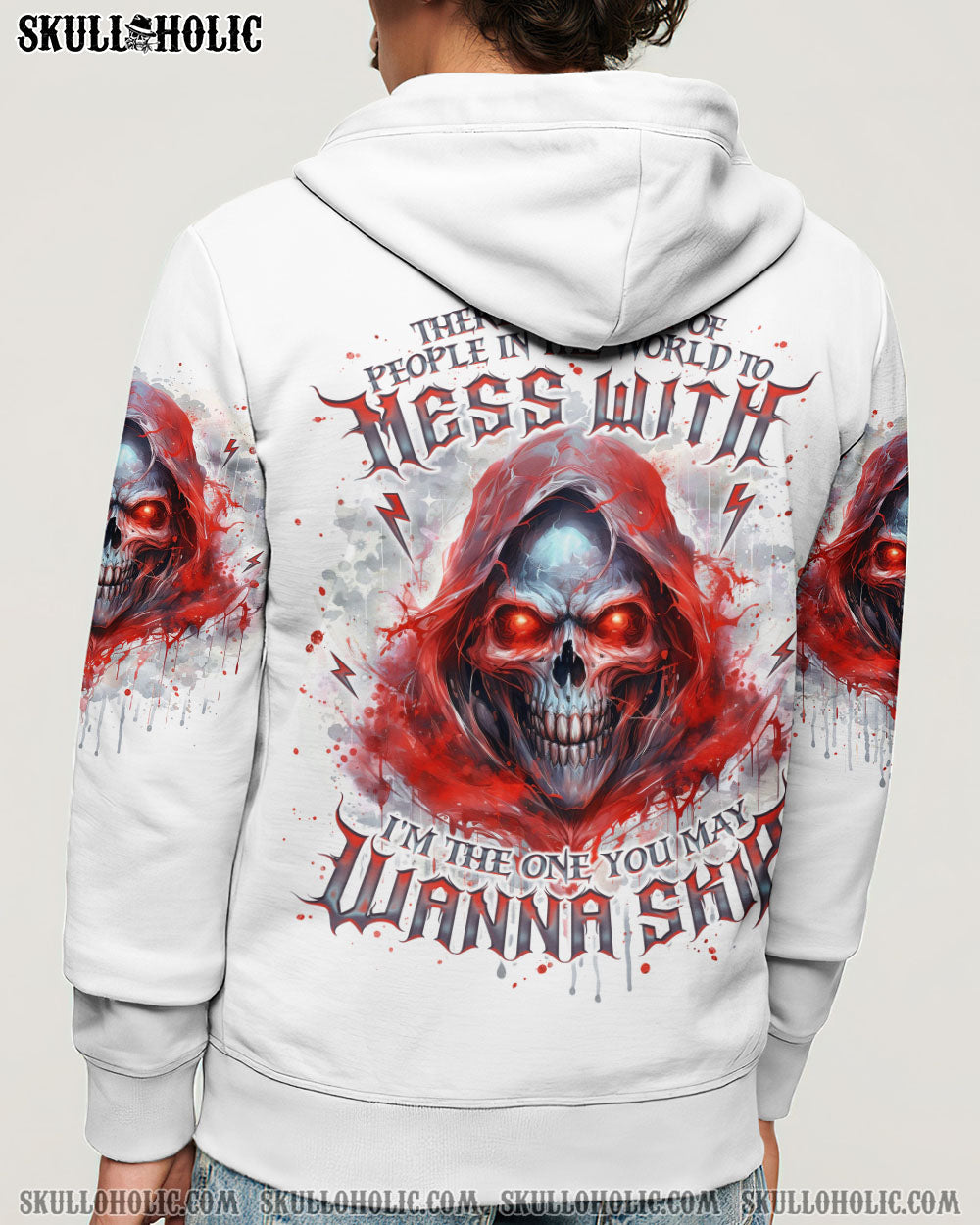 BLISSCORNERS I'M THE ONE YOU MAY WANNA SKIP MAD REAPER ALL OVER PRINT
