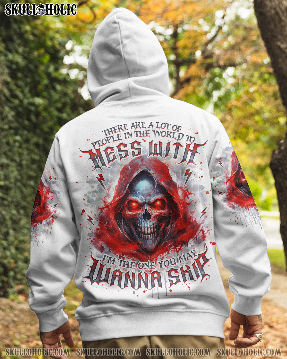 BLISSCORNERS I'M THE ONE YOU MAY WANNA SKIP MAD REAPER ALL OVER PRINT