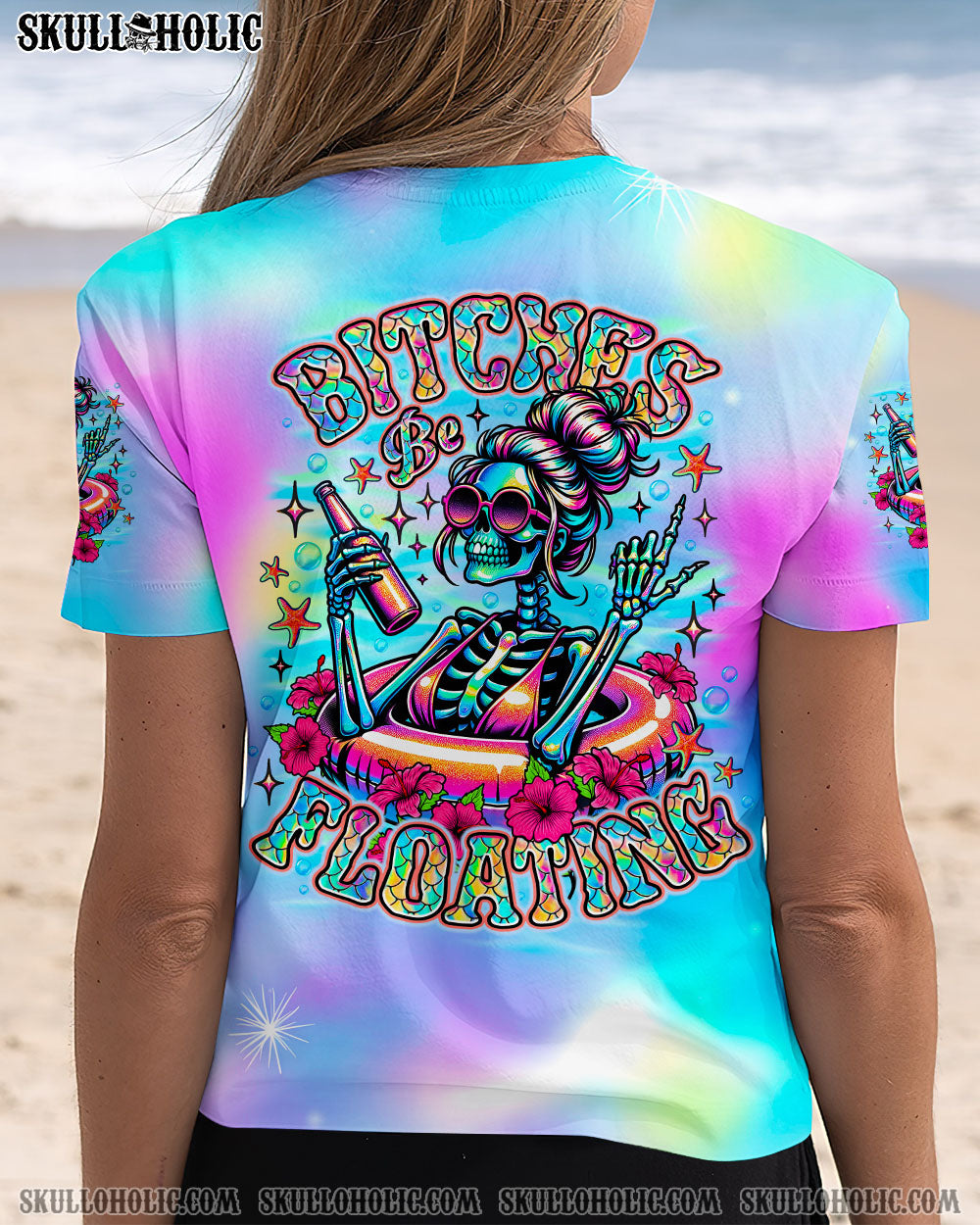 BLISSCORNERS BI**HES BE FLOATING SKELETON ALL OVER PRINT