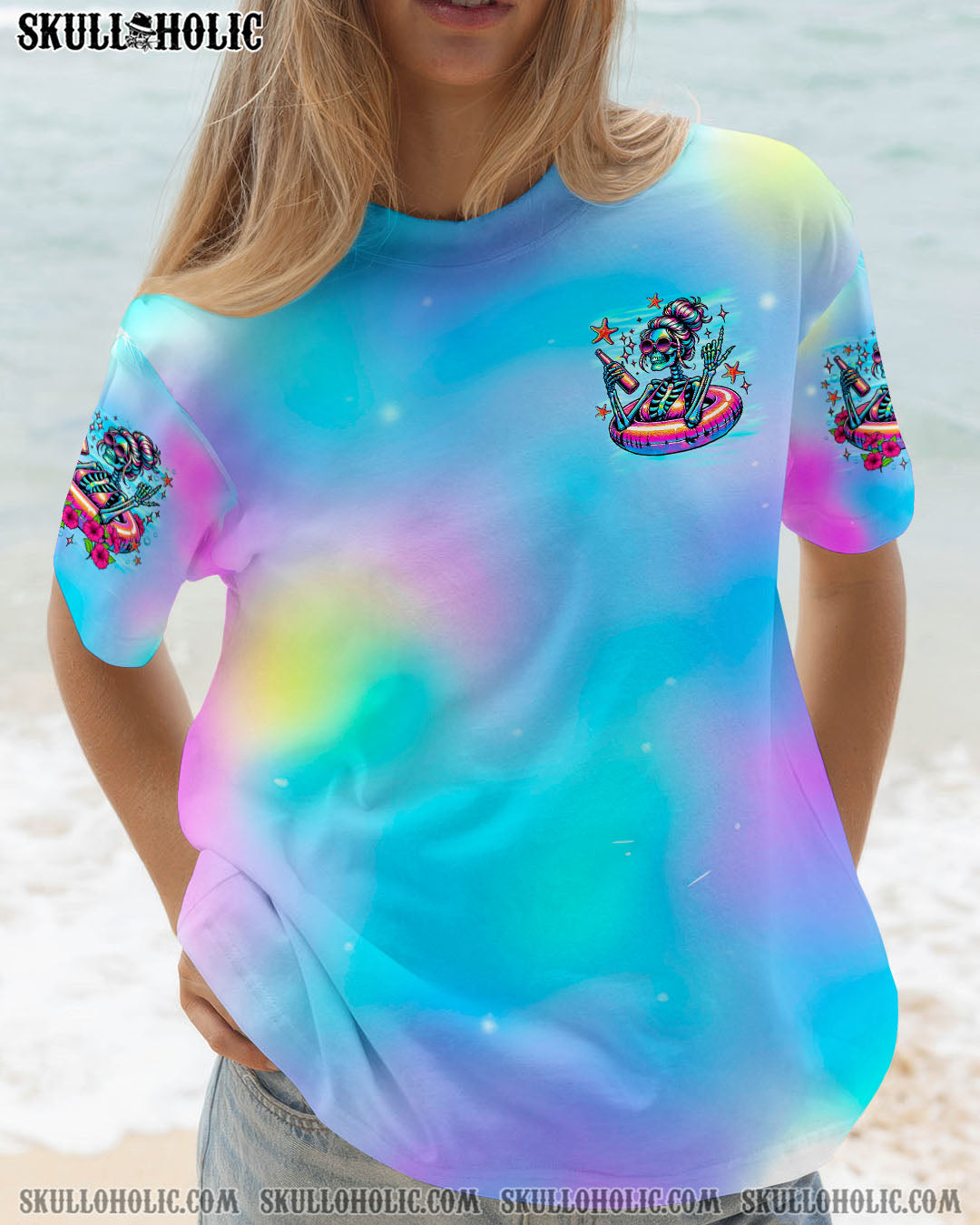 BLISSCORNERS BI**HES BE FLOATING SKELETON ALL OVER PRINT