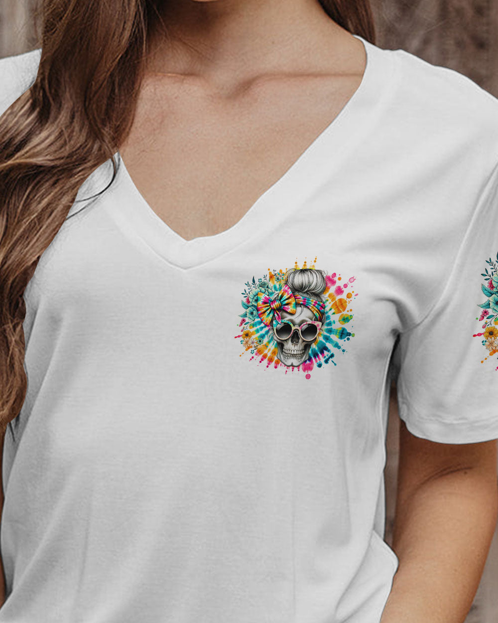 BLISSCORNERS ZERO F GIVEN MESSY BUN TIE DYE ALL OVER PRINT