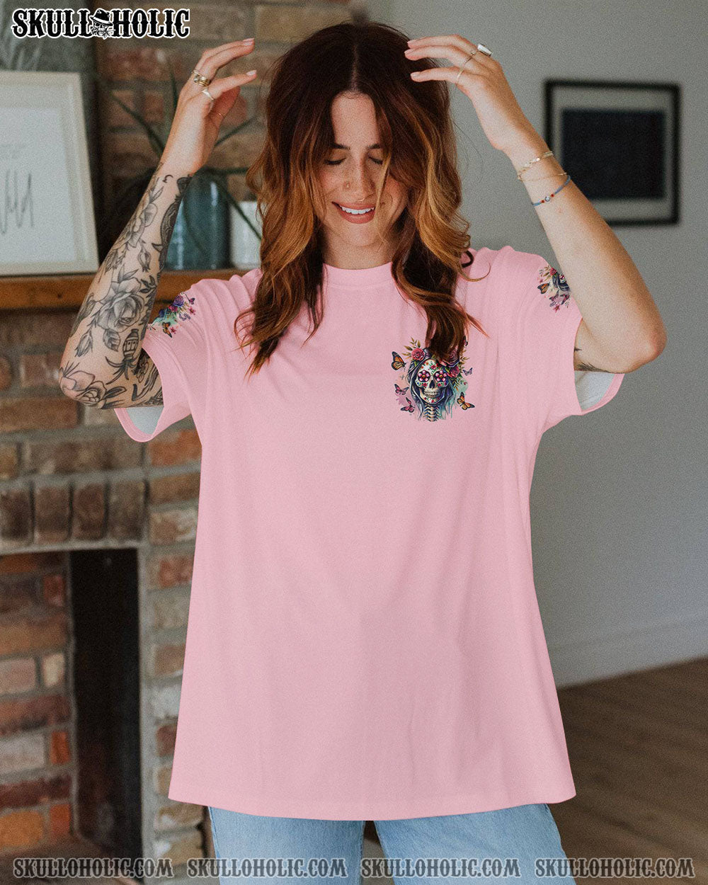 BLISSCORNERS I’M NOT ANTISOCIAL I JUST DON’T LIKE YOU SKULL ALL OVER PRINT