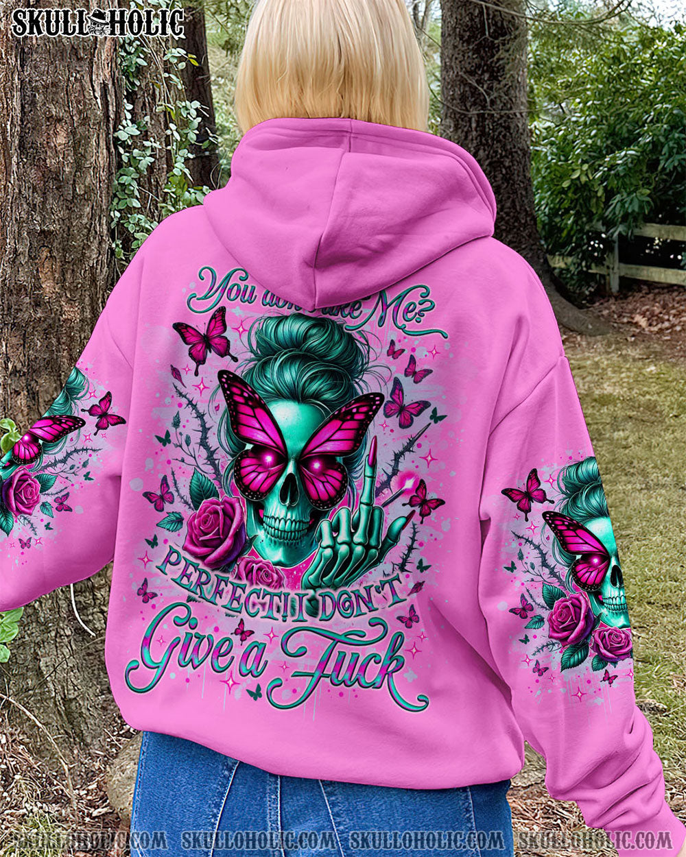 BLISSCORNERS THE GOOD GIRL IN ME MESSY BUN ALL OVER PRINT