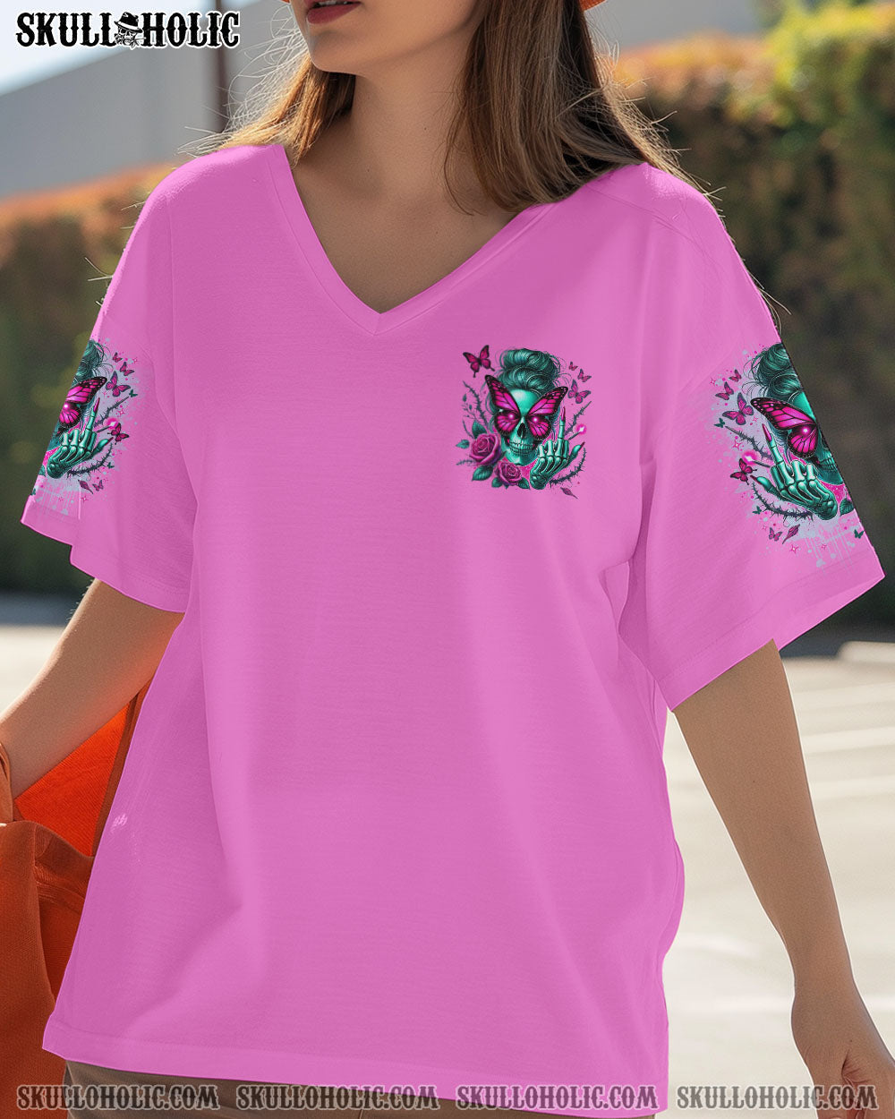 BLISSCORNERS THE GOOD GIRL IN ME MESSY BUN ALL OVER PRINT