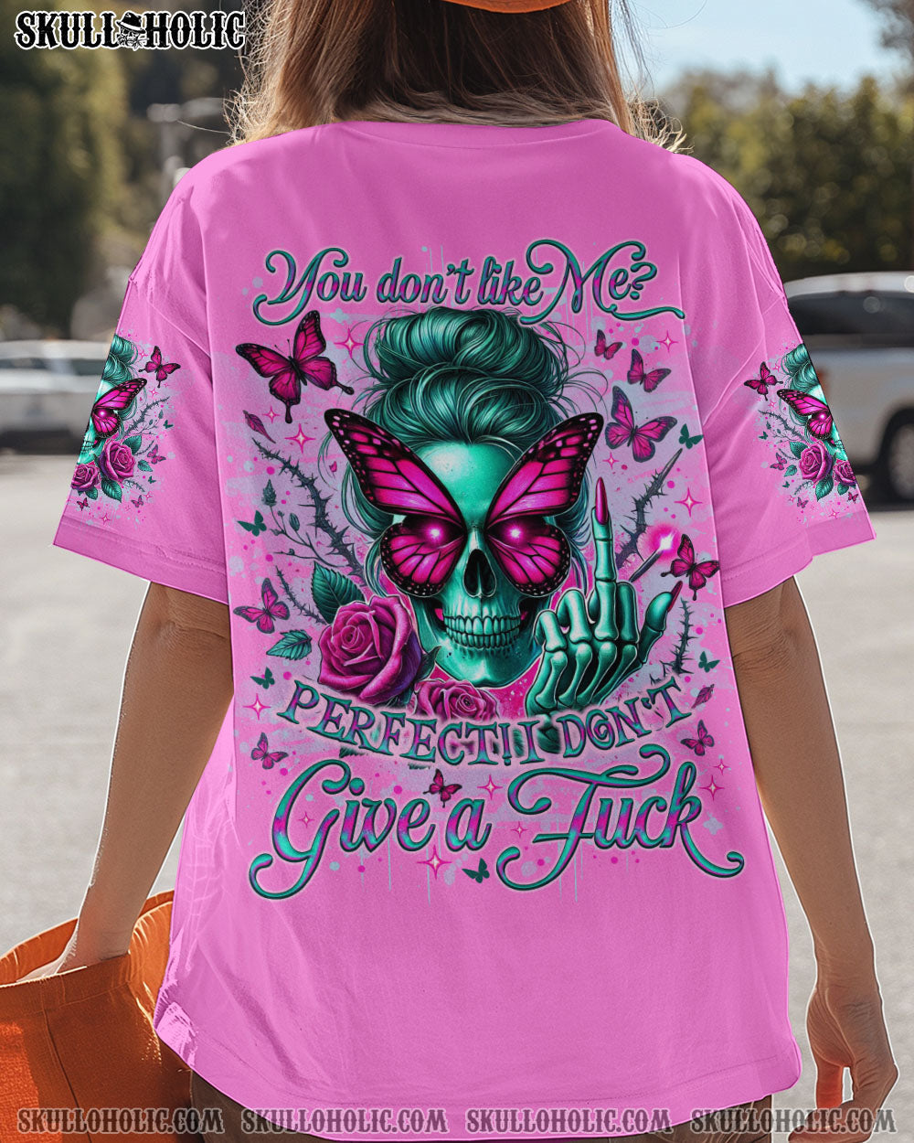 BLISSCORNERS THE GOOD GIRL IN ME MESSY BUN ALL OVER PRINT