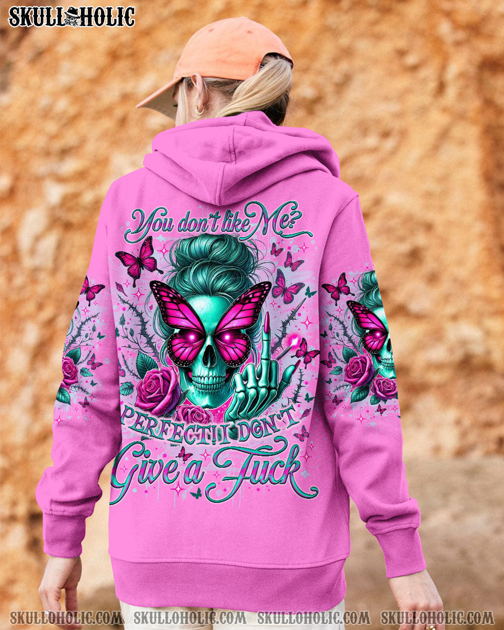 BLISSCORNERS THE GOOD GIRL IN ME MESSY BUN ALL OVER PRINT