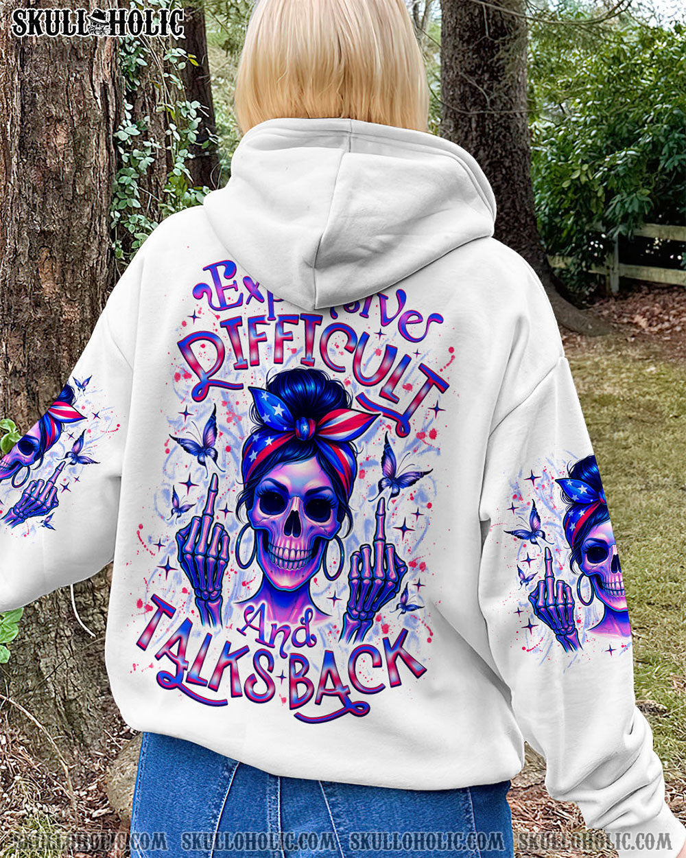 BLISSCORNERS IT'S OKAY IF YOU DON'T LIKE ME MESSY BUN ALL OVER PRINT