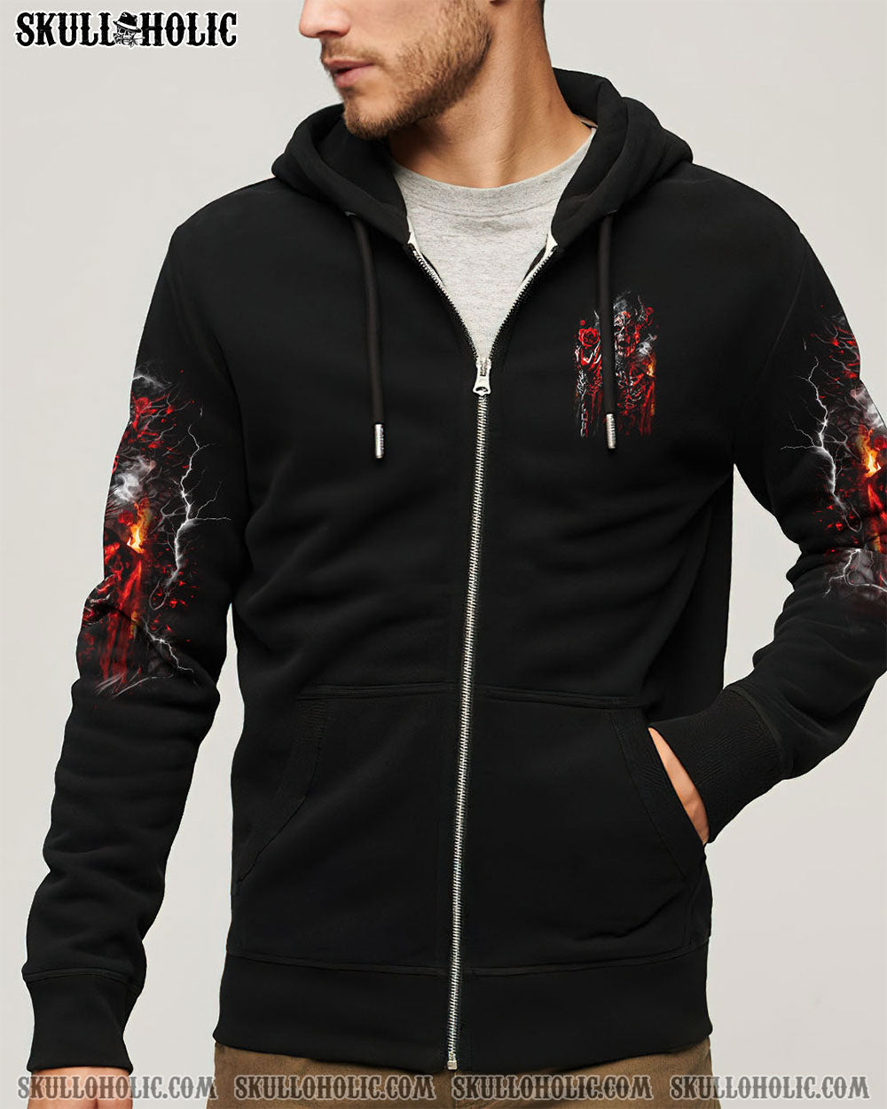 BLISSCORNERS LOVE ME LIKE MY DEMONS DO SKULL ALL OVER PRINT