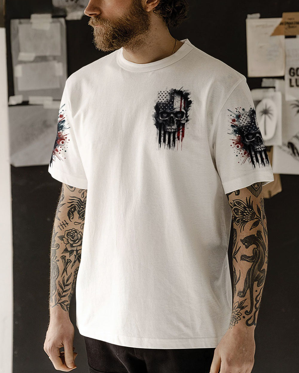 BLISSCORNERS MY GIVE A F IS BROKEN SKULL ALL OVER PRINT