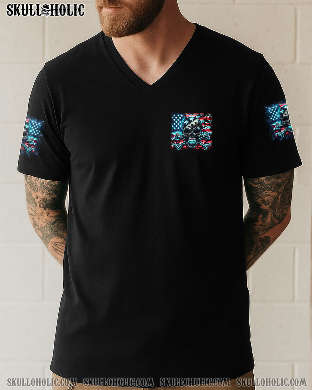 BLISSCORNERS IT'S NOT HOW CRAZY I AM  SKULL ALL OVER PRINT