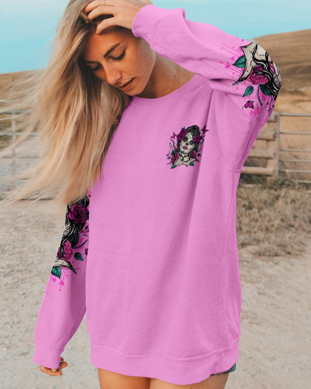 BLISSCORNERS BUT DID YOU DIE MOM LIFE SKULL LADY ALL OVER PRINT